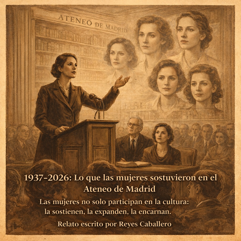 1937–2026: Lo que las mujeres sostuvieron en el Ateneo de Madrid