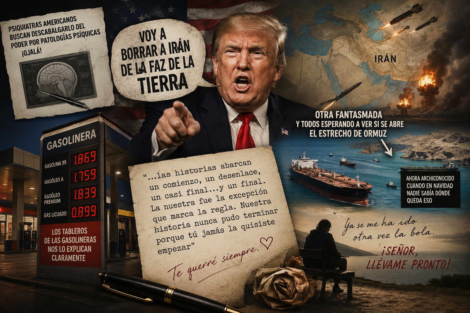 ÁBALOS, LOS ETARRAS, LA MEGALOMANÍA DE TRUMP