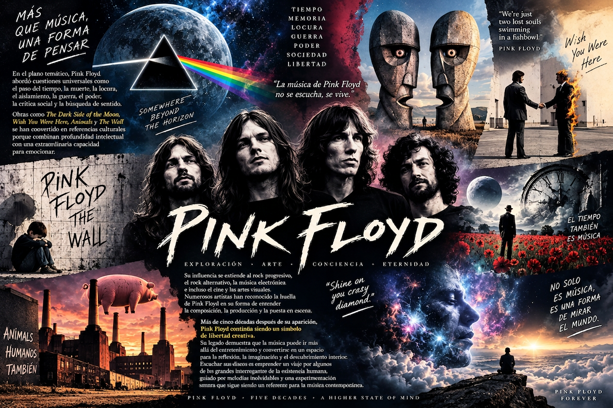 Pink Floyd ocupa un lugar único en la historia
