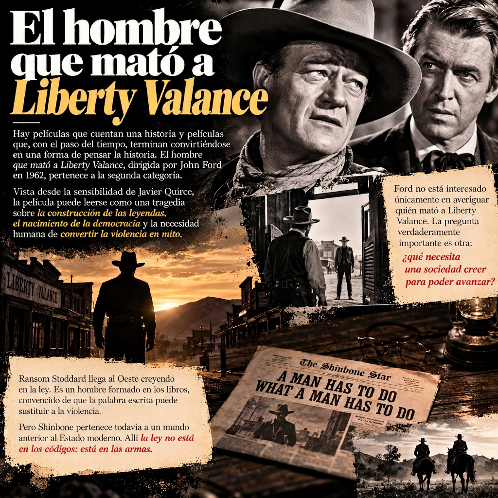 El hombre que mató a Liberty Valance: la leyenda contra la verdad